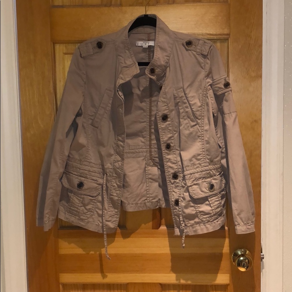 Ann Taylor Loft Military Coat Size Medium Petite!!
